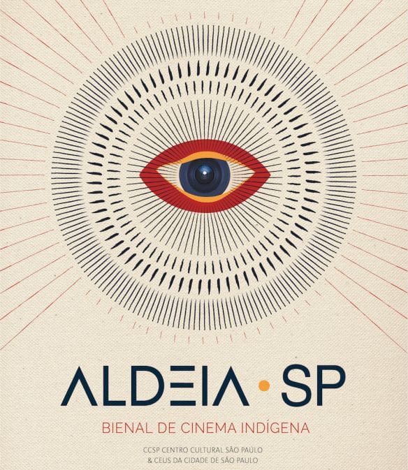 Projeto Aldeia SP – cartaz da II Bienal de Cinema Indígena.