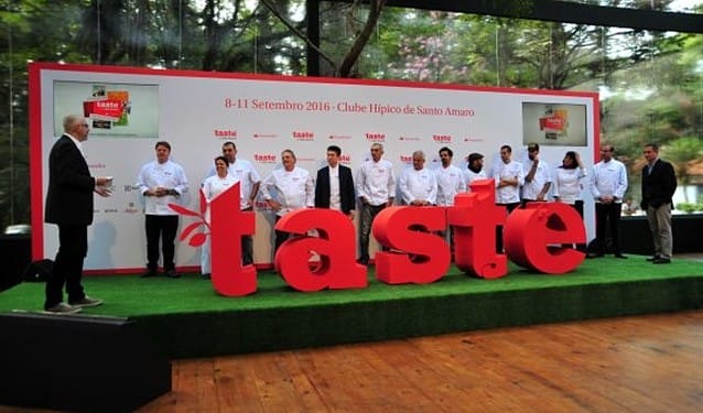 Os Chefs participantes em evento de lançamento do Taste of São Paulo no CHSA. Foto: Divulgação.