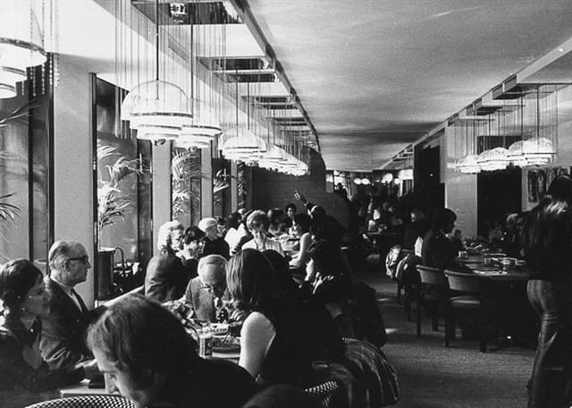 A cozinha do mundo só ganharia lugar no menu do restaurante no início dos anos 50. Foto: Hiltl Haus.