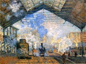 “La Gare Saint-Lazare”, Claude Monet / Musée d'Orsay.