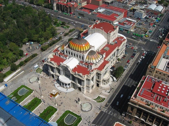 Palacio de Bellas Artes de la Cidade do México © Jeses / Wikimedia Commons.