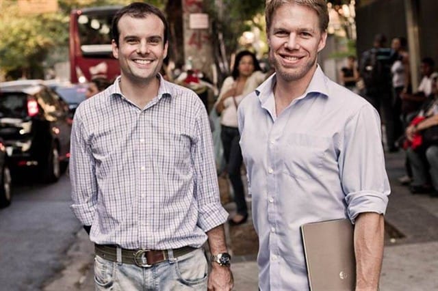 Thiago Alvarez e Benjamin Gleason, sócios fundadores do GuiaBolso. Foto: Divulgação.