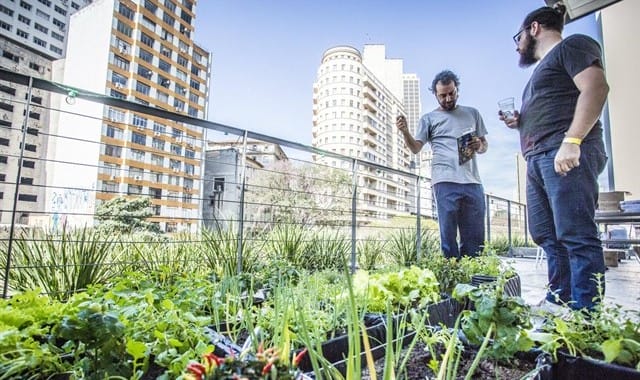 A oficina visa potencializar a emancipação das pessoas através automatização da irrigação de hortas urbanas. Foto: Divulgação / Red Bull Station