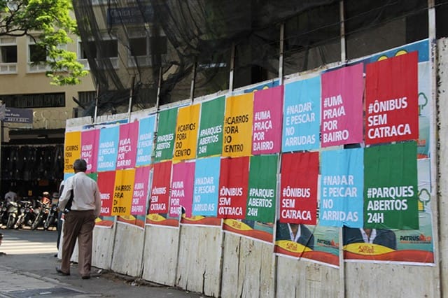 Campanha Não-Eleitoral, 2012. Foto: PISEAGRAMA.
