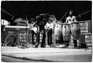 Show de Miles Davis em 1974 no Teatro Municipal de São Paulo. Foto: Alexandre Matias.
