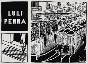 Em seu primeiro livro de quadrinhos, Luli Penna usa a São Paulo dos anos 1920 para criar uma bela e trágica história de amor. Ilustração: Luli Penna.