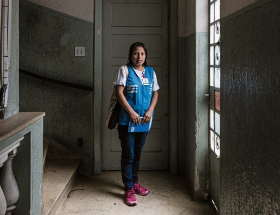 Quando engravidou, Jeanneth temeu não ser entendida pelos médicos. Hoje, ajuda outros imigrantes. Foto: Gui Christ.