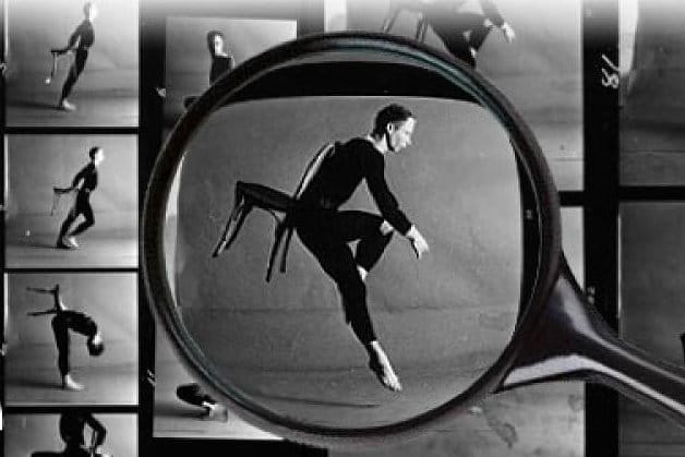  A dança inexplicável, leve e sem peso de Merce Cunningham (1919-2009) em prova de fotos para divulgação. Foto: Merce Cunningham Dance Company Archive. 