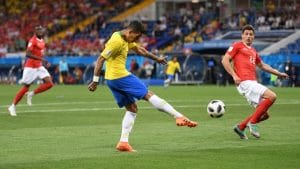 Brasil e Suíça empatam em estreia na Copa do Mundo 2018.Gol do Brasil foi marcado por Philippe Coutinho no primeiro tempo. Foto: FIFA / Divulgação.