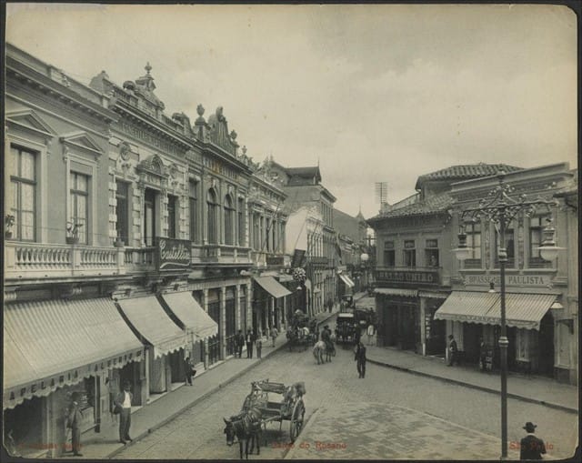 Largo do Rosario, cerca de 1902. Foto: Guilherme Gaensly, 