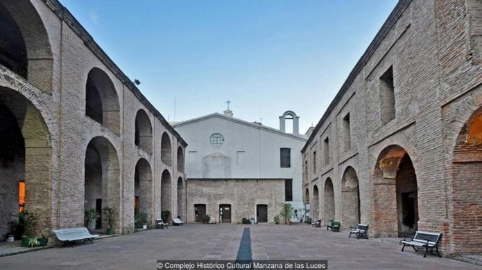 O complexo Manzana de las Luces foi concebido no século 16 por jesuítas espanhóis. Foto: Complejo Histórico Cultural Manzana de las Luces.