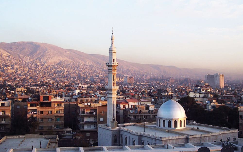 Damasco é a capital da Síria, e um dos 14 distritos do país. Foto: Getty Images.