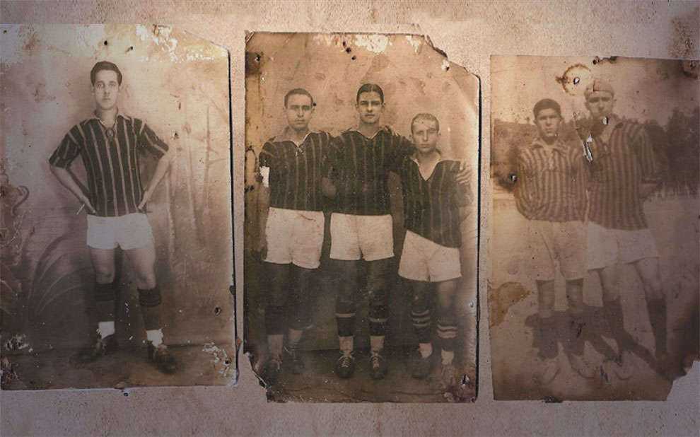 Fotos dos jogadores da Associação Anhanguera. Foto: Acervo. 