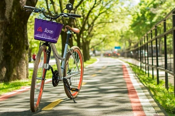 A Loop é o primeiro bike sharing de estações virtuais da América Latina. Foto: Divulgação.