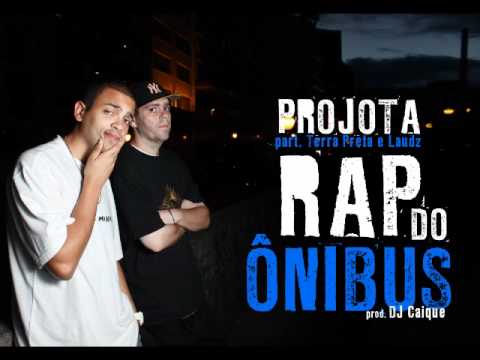 O rapper Projota e o “Rap do Ônibus.” Imagem: Divulgação.