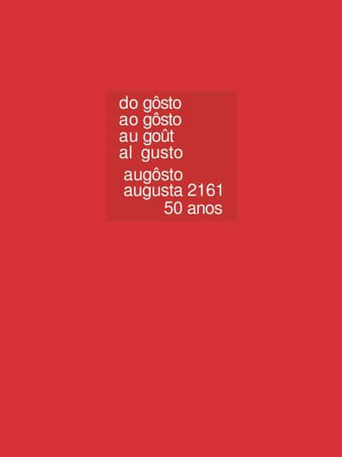  Capa do livro Augôsto Augusta. Imagem: Divulgação / AA.