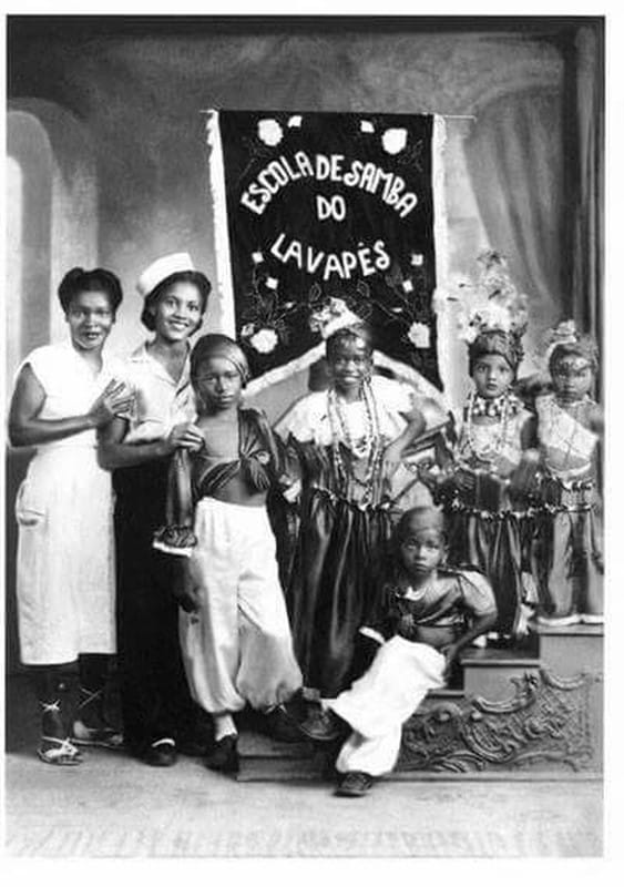 Lavapés é a escola de samba mais antiga em atividade em SP. Foto: Acervo José Madre e Dona Lúcia Madre)