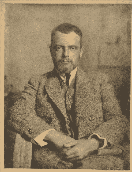 Paul Klee em foto de 1922. Foto: Getty Images.