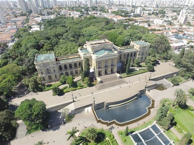 Imagem do projeto vencedor do concurso nacional de arquitetura para o restauro e a modernização do edifício-monumento do Museu Paulista (MP). Imagem: Cortesia / H+F Arquitetos.