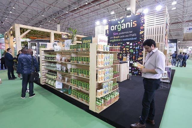 As feiras apresentam cerca de 1500 lançamentos e destaques em produtos orgânicos certificados. Foto: Biofach / Divulgação.