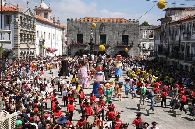 A tradicional romaria de Nossa Senhora d'Agonia. Foto: Câmara Municipal de Viana do Castelo.