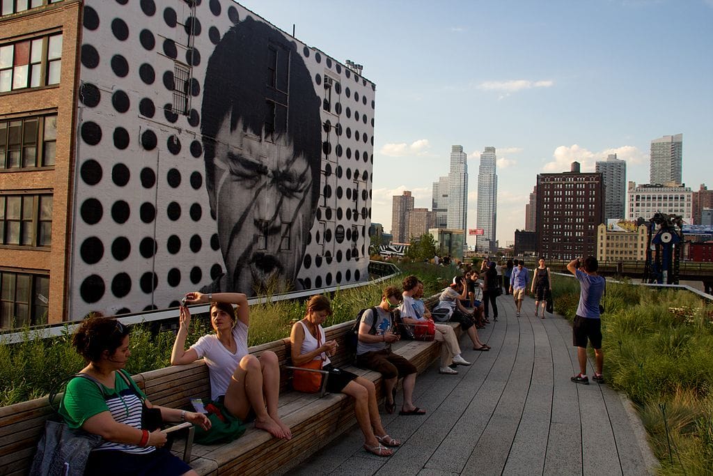 High Line em Nova York. Foto: Mike Peel / Wikimedia.