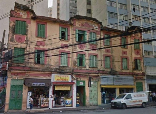 Antiga edificação na Liberdade foi tombada. Foto: Google Street View/Reprodução / Estadão.