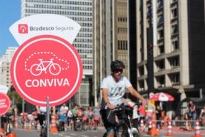 A Prefeitura não informou se dará continuidade ao serviço SOS Bike, de apoio mecânico aos ciclistas, e ao Bike Tour, com passeios guiados. Foto: Conviva / Divulgação.