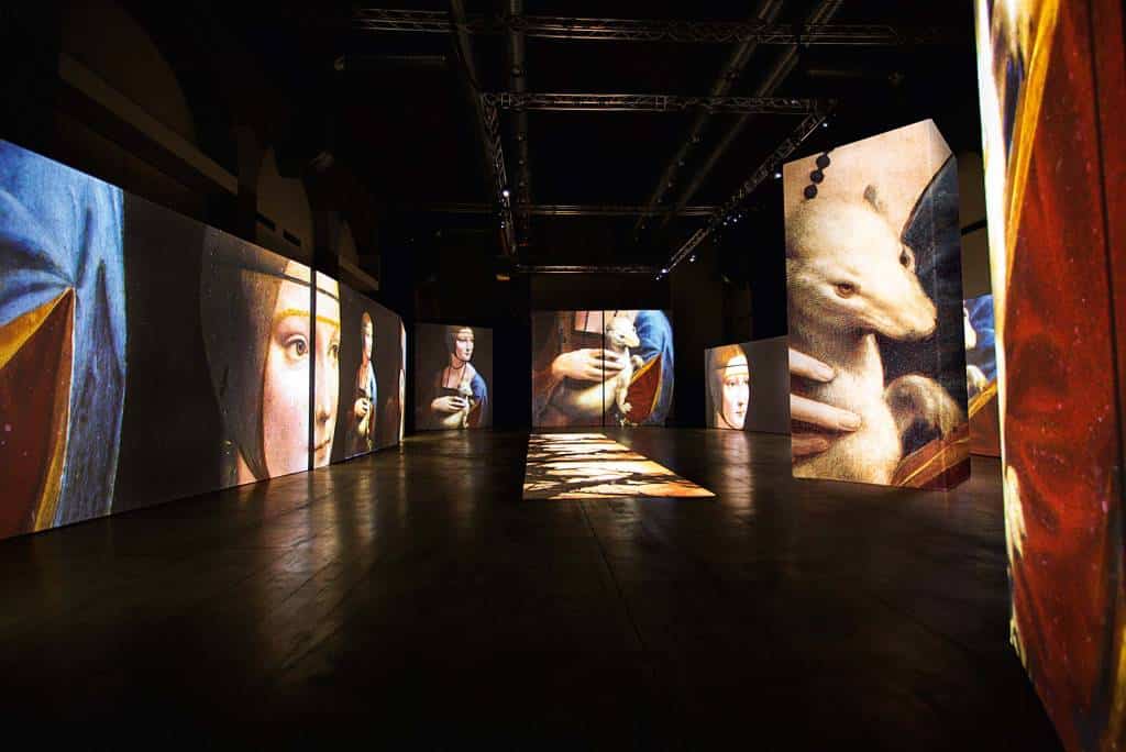 Da Vinci trazia as emoções de seus personagens por meio de gestos e olhares. Foto: Grande Exhibitions/Divulgação.