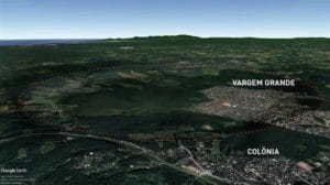 Alunos da Arquitetura da USP lançam guia que mostra as dificuldades urbanísticas e as marcas sociais e de resistência da maior metrópole do país e seu entorno. Imagem: Google Earth / Reprodução.