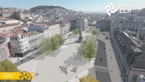 A ambiciosa medida para o centro de Lisboa tem em vista a redução em 40% dos veículos que circulam nesta zona. Imagem: CML.