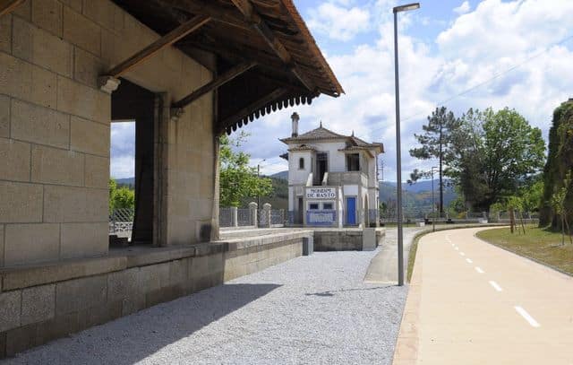 Estação de Mondim de Basto em trecho da Ecopista do Tâmega. Foto: Porto e Norte.