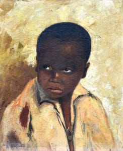 “O menino“ (1917) de Arthur Timótheo da Costa. Acervo / MASP.