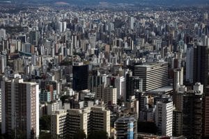 Vista aérea de Belo Horizonte, capital de Minas Gerais. Foto: Roberto Castro / MTur.