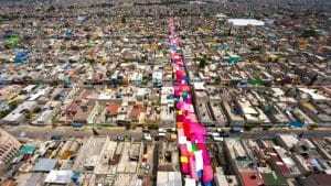Vista aérea da Cidade do México. Foto: Yann Arthus-Bertrand / Getty Images.