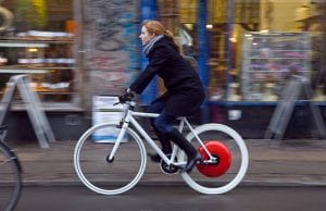 Copenhagen Wheel: um projeto de bicicleta do futuro desenvolvido pelo MIT Senseable City Lab.