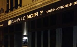 Dans Le Noir – 'Dinner in the dark' em Paris. Foto: Trip Advisor.