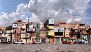 Localizada no sudeste de São Paulo, Heliópolis é uma das maiores favelas do Brasil e da América Latina. Foto: Getty Images.