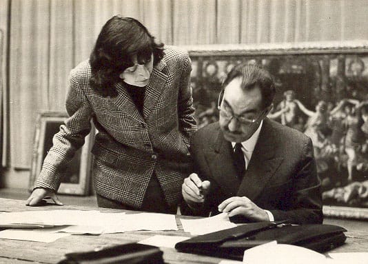 Pietro Maria Bardi e Lina Bo Bardi,década de 1950. Foto: Arquivo da Biblioteca e Centro de Documentação do MASP.