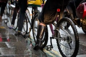 A indústria de ciclismo da Europa agora emprega mais pessoas do que mineração e quase o dobro da indústria siderúrgica. Foto: Leon Neal / AFP / Getty Images.